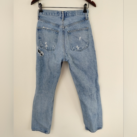 AGOLDE Ultra High Waist Relaxed Jeans Blue Size 23 - Picture 12 of 13